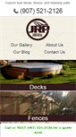 Mobile Screenshot of anchoragedeckandfence.com